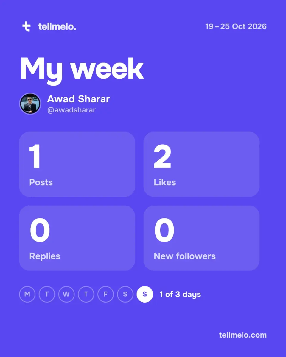 Picture from a post by Awad Sharar